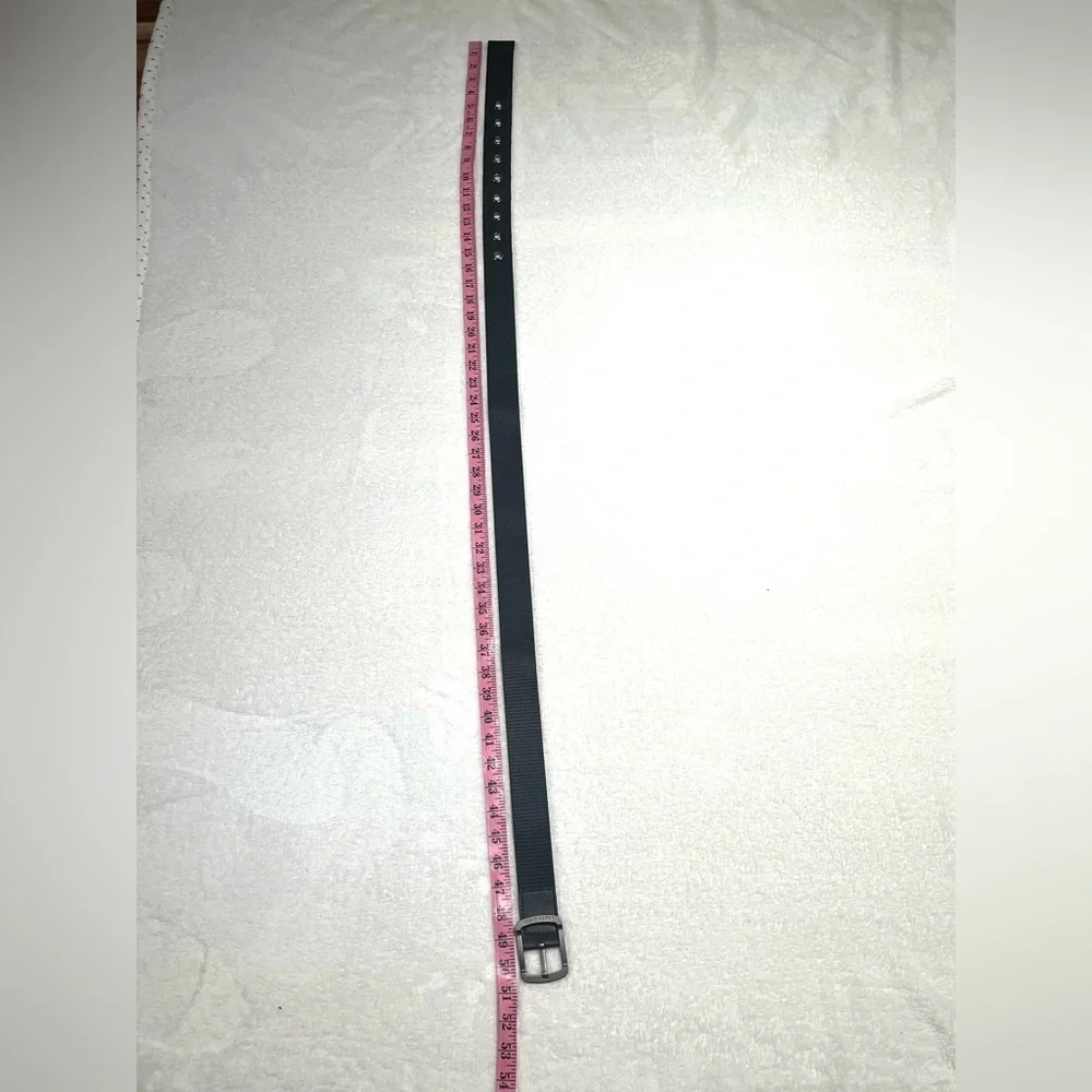 Lomen Dison Tactical Golf Belt Black Nylon Webbed Adjustable Belt Fits 34-44